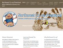 Tablet Screenshot of nwco-oppreschool.com